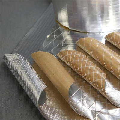 Heat Seal Aluminum Foil Scrim Insulation Facing With Three Layers