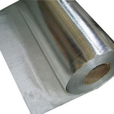 High Tensile And Durability Aluminum Woven Foil Facing Material 7 Micron