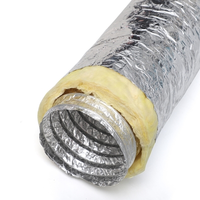 Aluminium / Polyester Film Laminated Core Insulated Flexible Duct 25 - 50mm