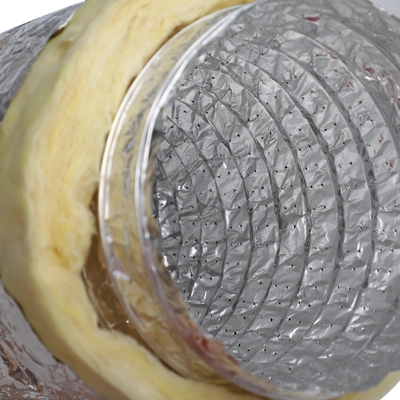 Aluminium / Polyester Film Laminated Core Insulated Flexible Duct 25 - 50mm