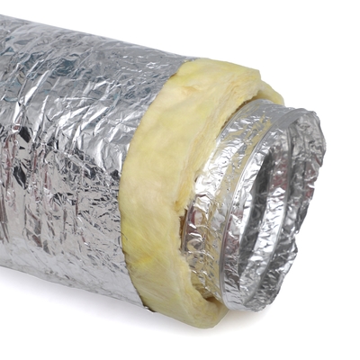 Aluminium / Polyester Film Laminated Core Insulated Flexible Duct 25 - 50mm
