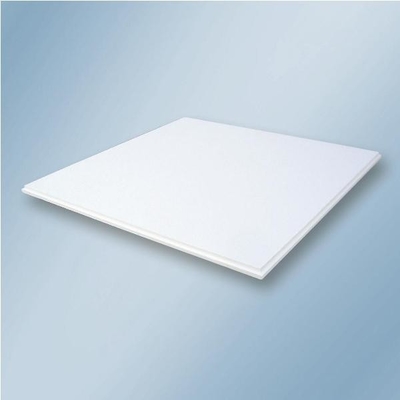 White Or Black Fiberglass Ceiling Tiles Tegular Type 90 - 130kg/m3