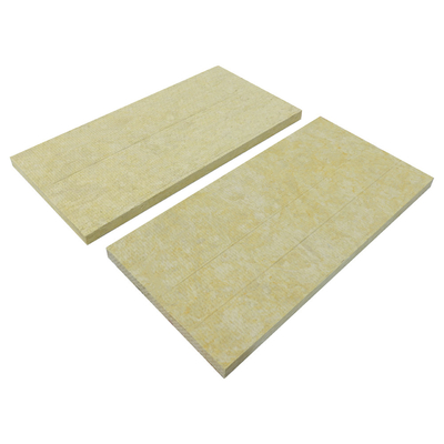 Fire Protection Rock Wool Panels Made From Mineral Rock Fibers
