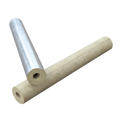 Heat Insulation Pipe Cover Mineral Wool Insulation Tube For Air Conditioning System