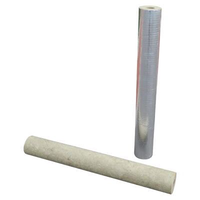 Industrial Heat Insulation Pipe Cover Mineral Wool Insulation Tube For Air Conditioning System