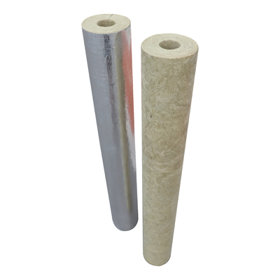 Industrial Heat Insulation Pipe Cover Mineral Wool Insulation Tube For Air Conditioning System