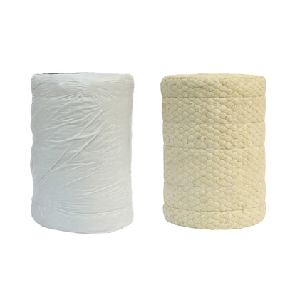 Fireproof 50 mm Wire Meshed Insulation Material Mineral Wool Roll
