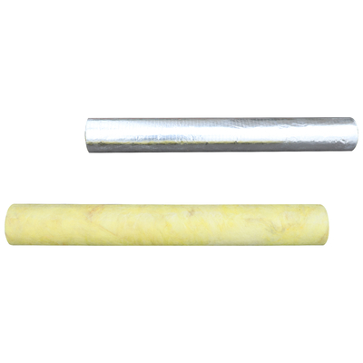Fireproof Fiberglass Pipe Insulation Material For 3 Inch Hot / Cold Water Pipes