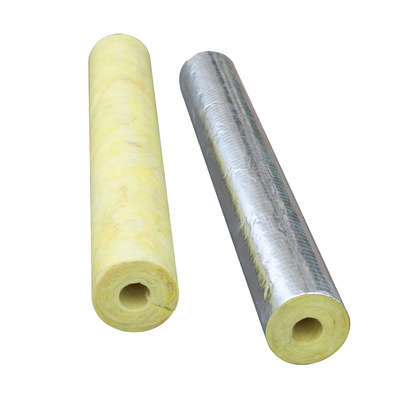 Versatile Heat Insulation Fiberglass Pipe Insulation Self-Adhesive / Adhesive Tape Method