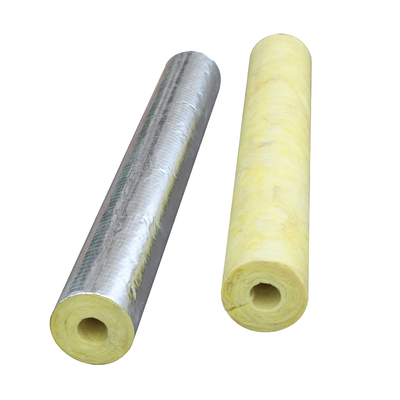 1 inch HVAC Ducts Heat And Sound Insulation Fiberglass Pipe Insulation With Glass Wool