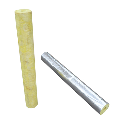 Versatile Heat Insulation Fiberglass Pipe Insulation Self-Adhesive / Adhesive Tape Method