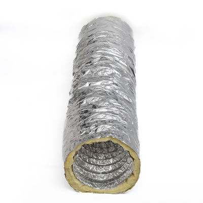 Insulated Aluminum Foil Duct 4" 24" Diameter For HVAC Systems Efficiency And Performance