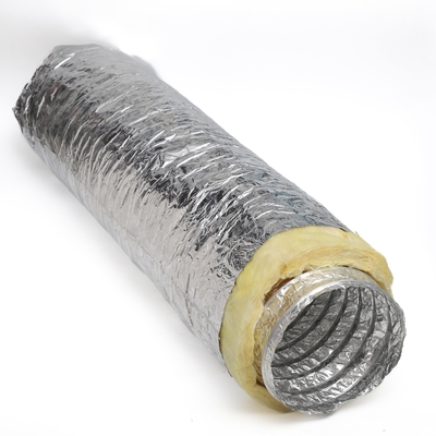 Insulated Aluminum Foil Duct 4" 24" Diameter For HVAC Systems Efficiency And Performance
