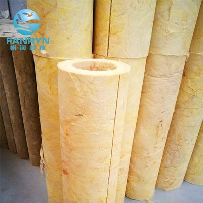 HVAC Rockwool Pipe Section for Pre-Insulated Heating and Cooling Pipes