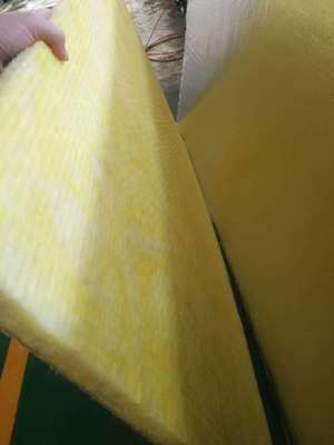 Bare Glasswool Board - High-Temp HVAC Acoustic Insulation Waterproof Reaction to Fire Class a