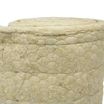 Premium Acoustic & Thermal Wire Mesh Rock Wool Blanket for HVAC and Mechanical Systems
