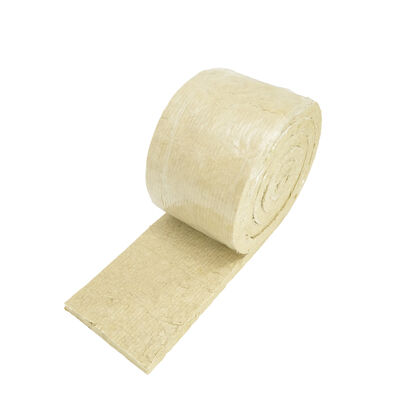 Soundproof Rock Wool Fiber Blanket Rock Wool Acoustic Insulation Blanket in Roll Fireproof