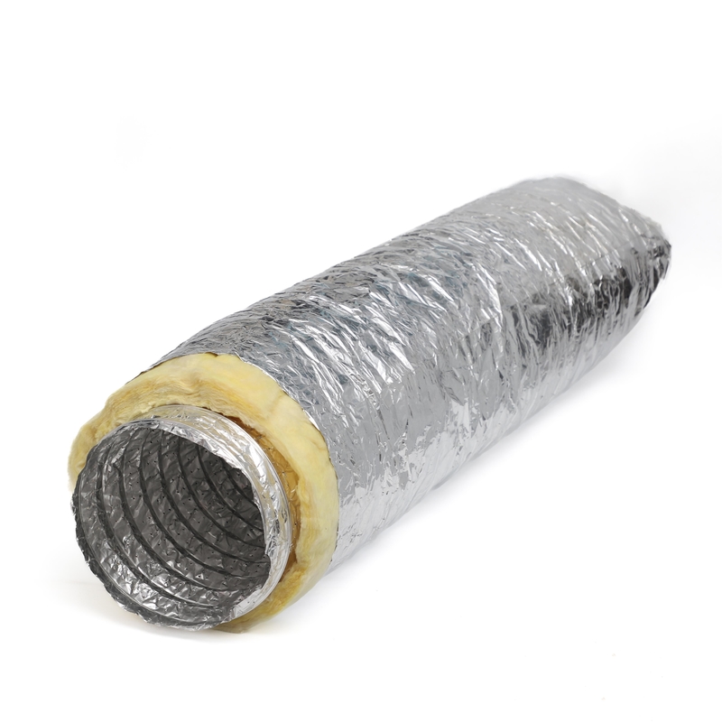 Insulated Flexible Duct High And Low Temperature Resistant For HVAC System