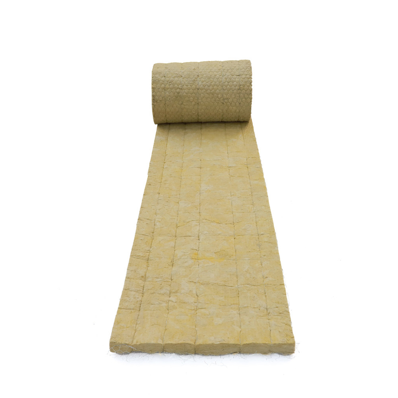 High Quality Stone Wool Roll Insulation Material Mineral Wool Blanket With Wire Steel